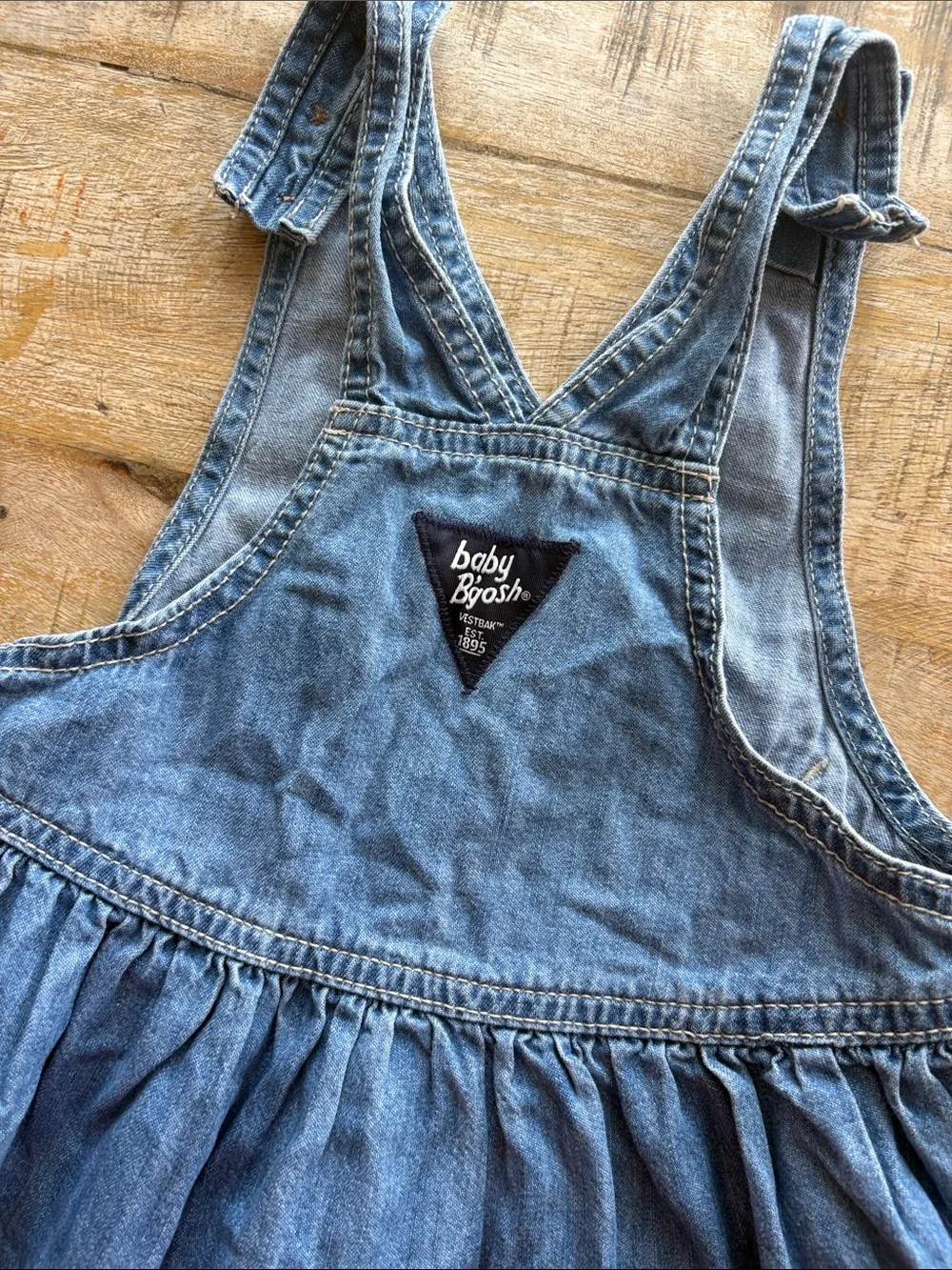 Oshkosh Girls Denim Overall Jumper 24m